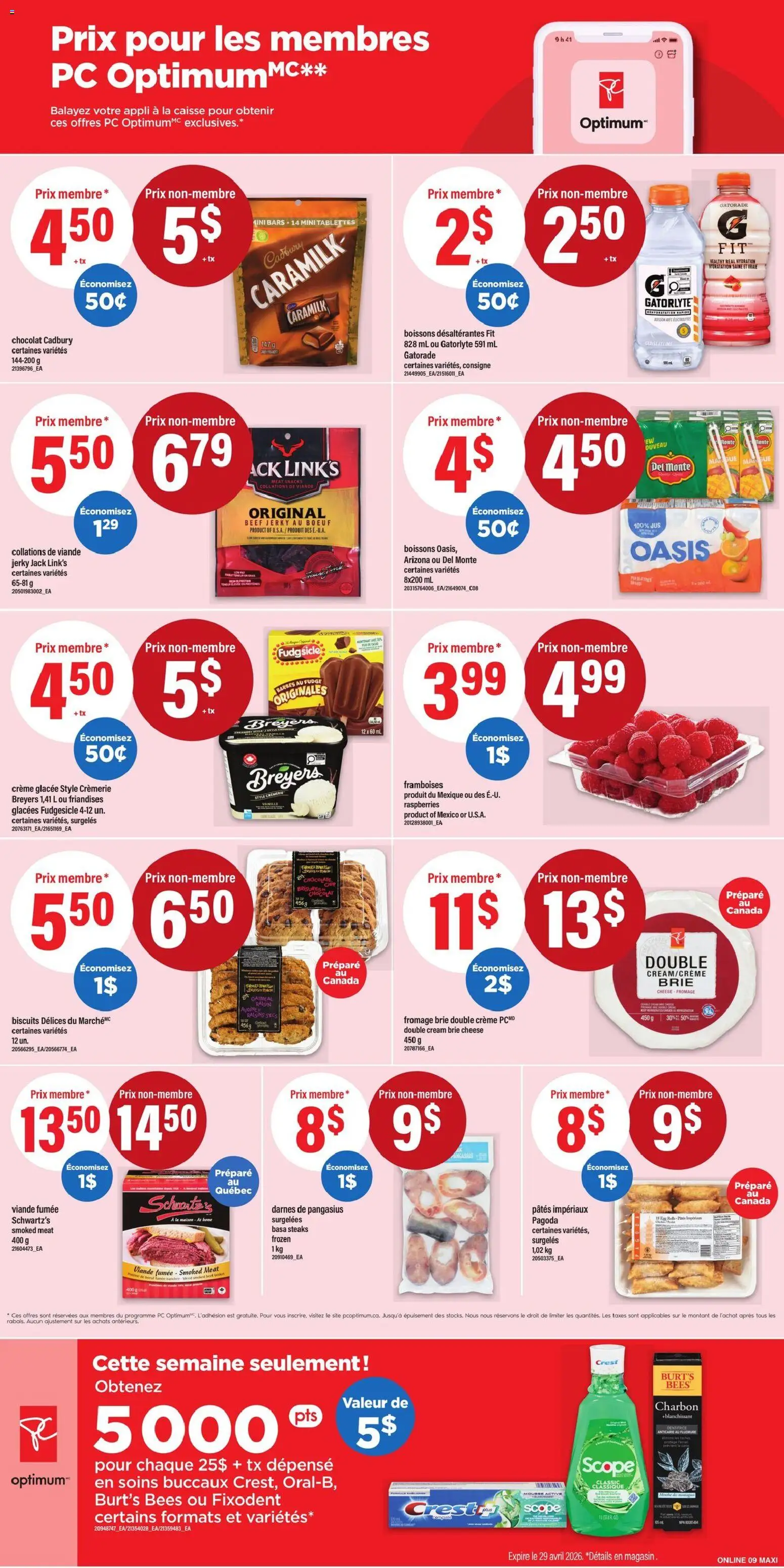 Maxi flyer valid from 23.04.2026 | Page: 12 | Products: Beef, PC, Cheese, Chocolate