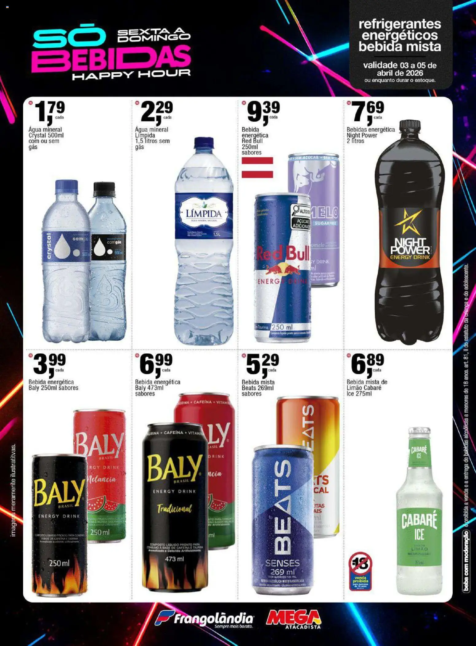 Frangolândia Folheto - válido de 03.04.2026 | Página: 2 | Produtos: Base, Bebida, Água mineral, Açúcar
