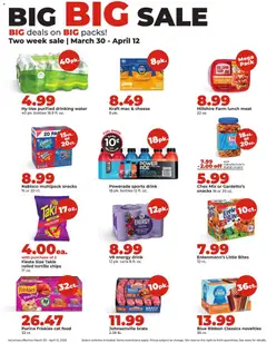Preview of HyVee weekly ads valid from 30.03.2026 | Page: 24 | Products: Cheese, Ham, Water, Poultry