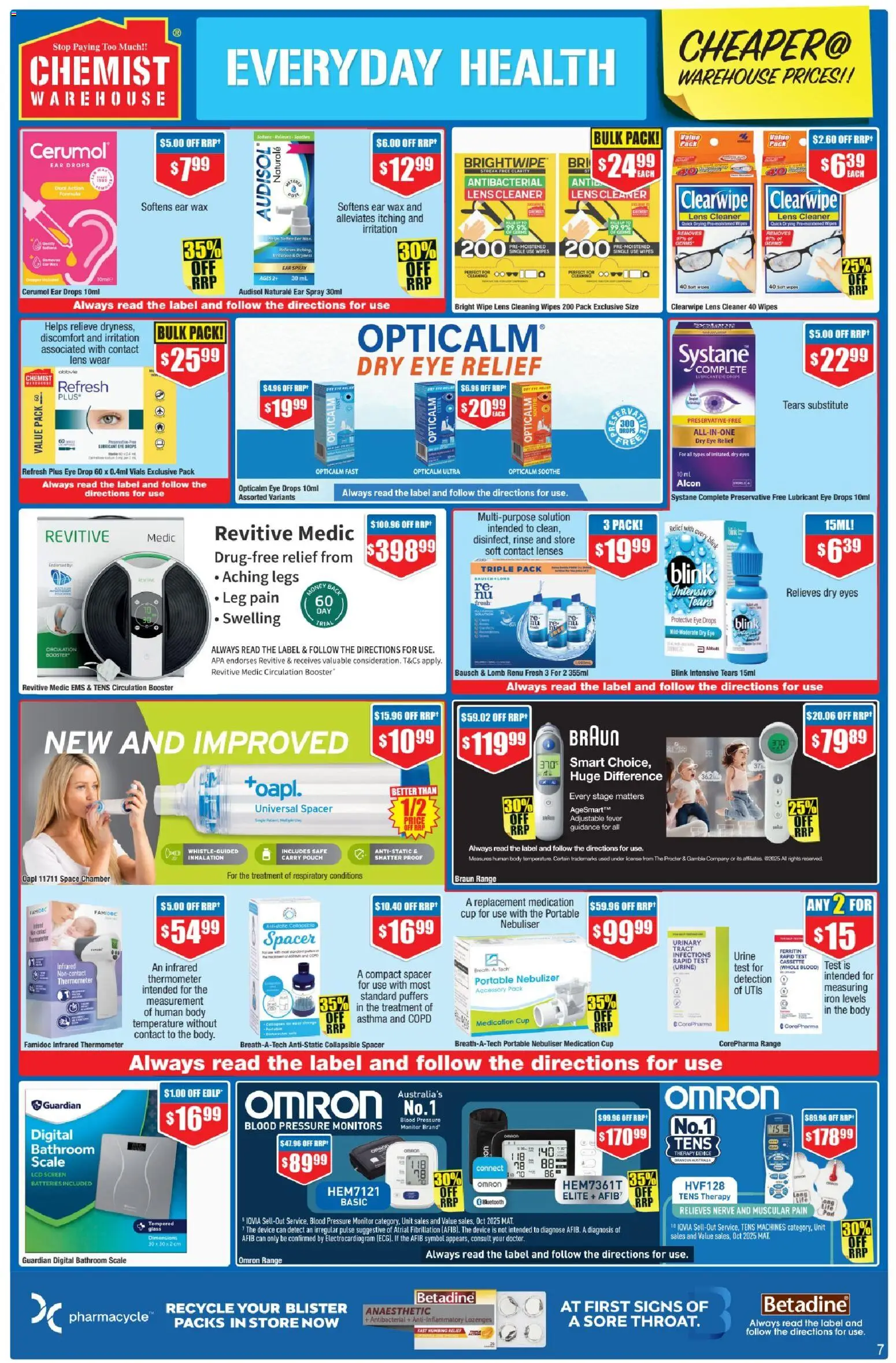 Chemist Warehouse catalogue - valid from 23.04.2026 | Page: 7 | Products: Cleaner, Monitor, Iron, Screen