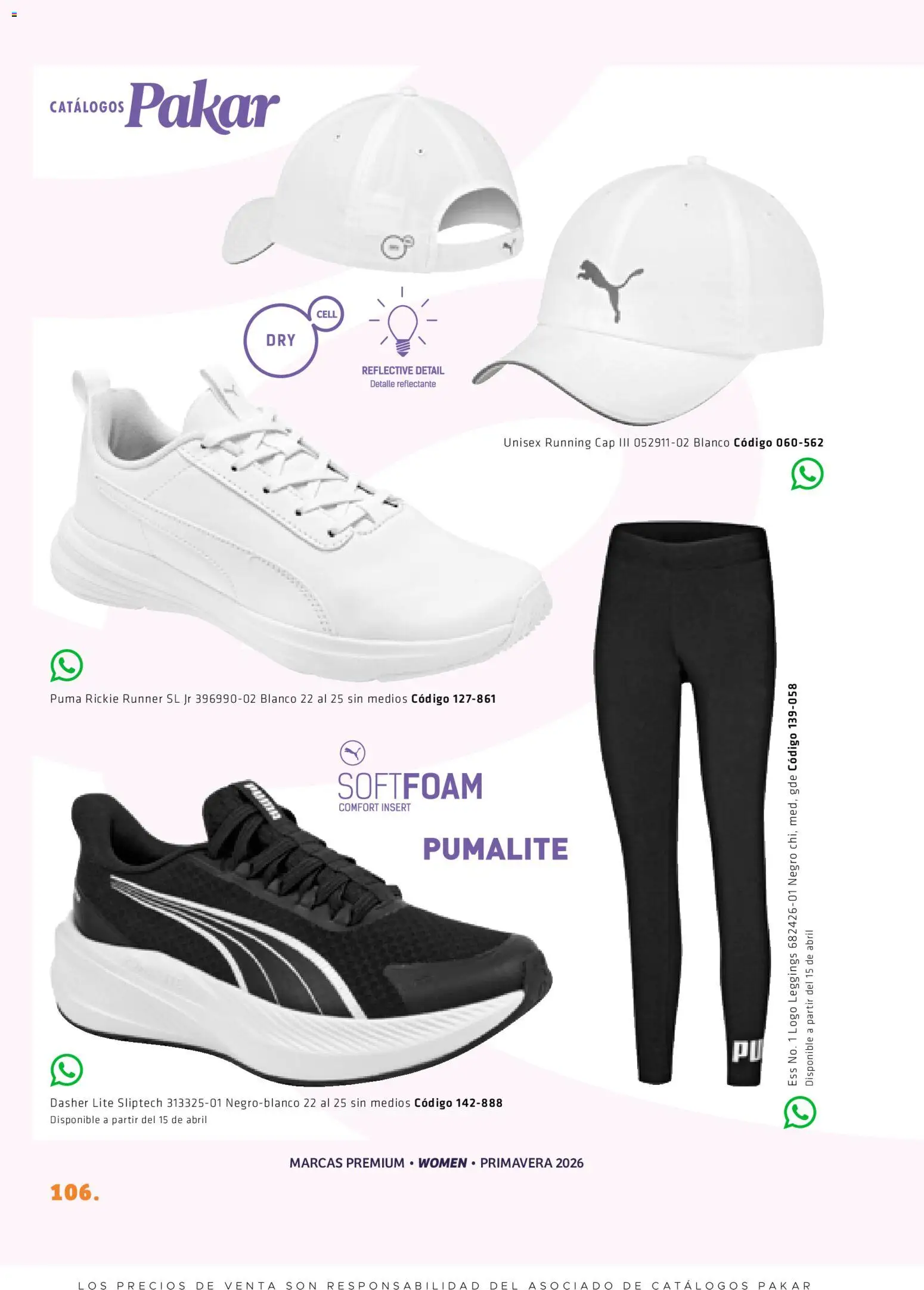 Nuevas ofertas de SC Pakar válidas en toda la República Mexicana desde el 27.02.2026. ¡Encuentra las mejores ofertas en SC Pakar catálogo Premium Women! | Página: 106 | Productos: Leggings