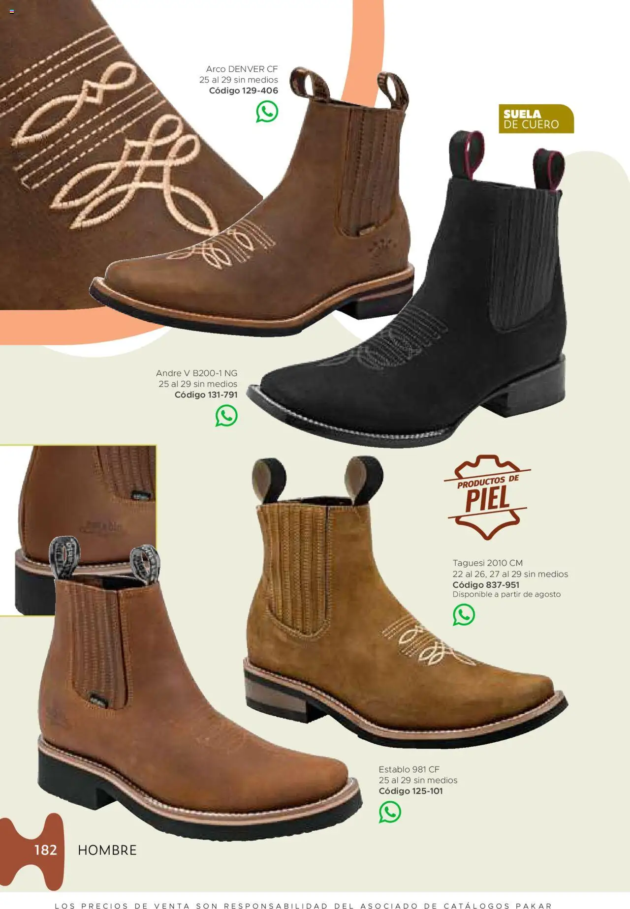 Nuevas ofertas de SC Pakar válidas en toda la República Mexicana desde el 24.07.2025. ¡Encuentra las mejores ofertas en SC Pakar - Catálogo Hombre otoño / invierno! | Página: 182