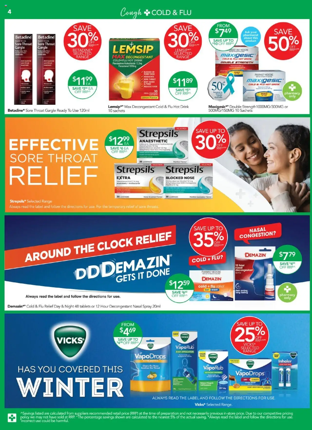Terry White catalogue - valid from 29.05.2025 | Page: 4 | Products: Couch, Powder, Runny nose, VapoRub