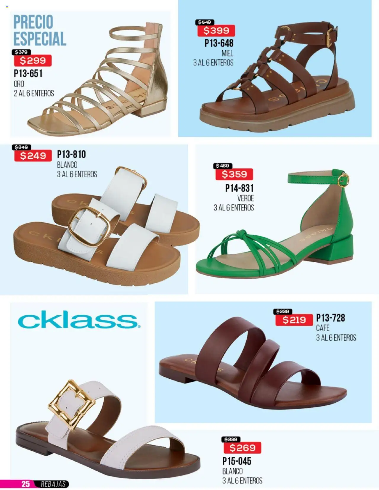 Nuevas ofertas de Cklass válidas en toda la República Mexicana desde el 23.06.2025. ¡Encuentra las mejores ofertas en Cklass catálogo Rebajas Sobre Calzado! | Página: 26 | Productos: Café