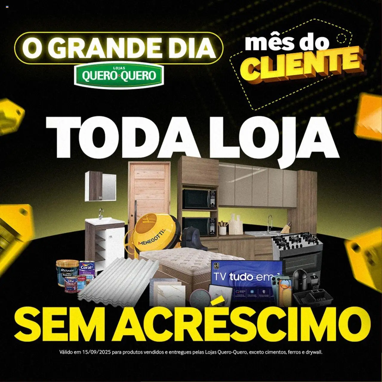 Lojas Quero-Quero Folheto - válido de 15.09.2025 | Página: 1 | Produtos: Tv