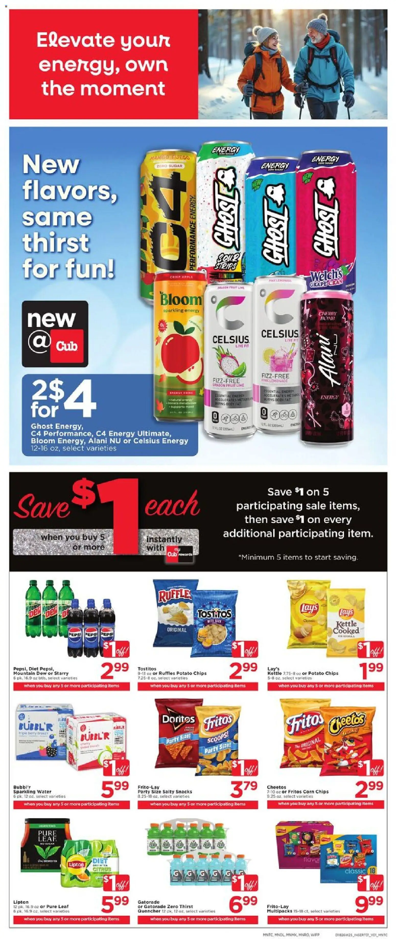 Cub Foods Weekly Ad - valid from 18.01.2026 | Page: 5 | Products: Corn, Chips, Sugar, Mango