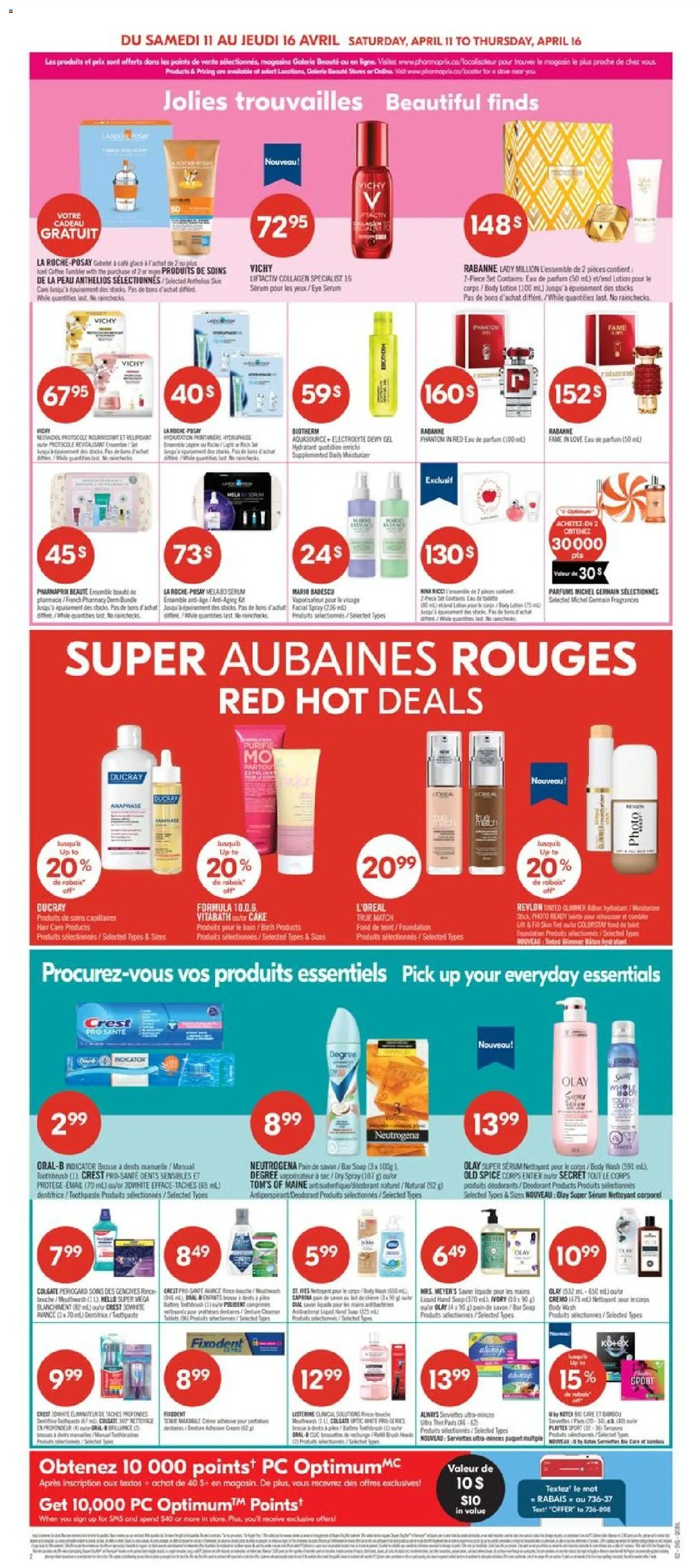 Pharmaprix flyer valid from 10.04.2026 | Page: 9 | Products: Cream, PC, Brush, Body lotion