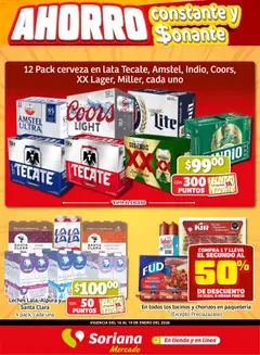 Vista previa de Soriana - Fin de Semana Mercado: Ags, Nay, Jal, Qro, Col, Mich, Gto, Hgo, Tlax, Mor, Pue, Gro, Oax, Edo. de Mex, CDMX, Zac y SLP, nuevo folleto de la tienda, válido en México a partir del 16.01.2026