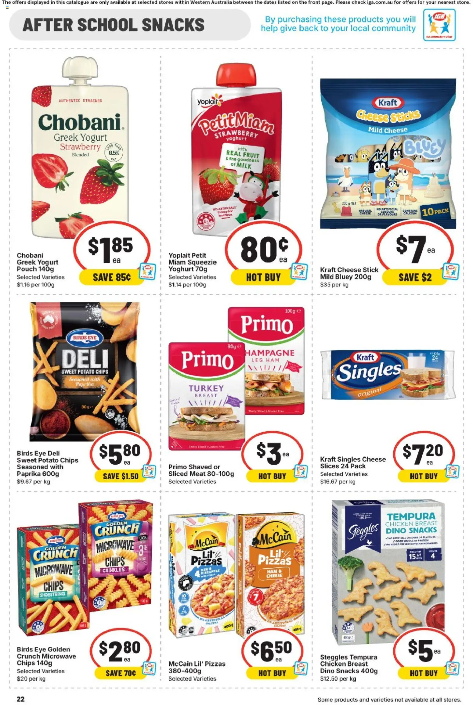 IGA catalogue - valid from 21.01.2026 | Page: 22 | Products: Milk, Ham, Meat, Turkey