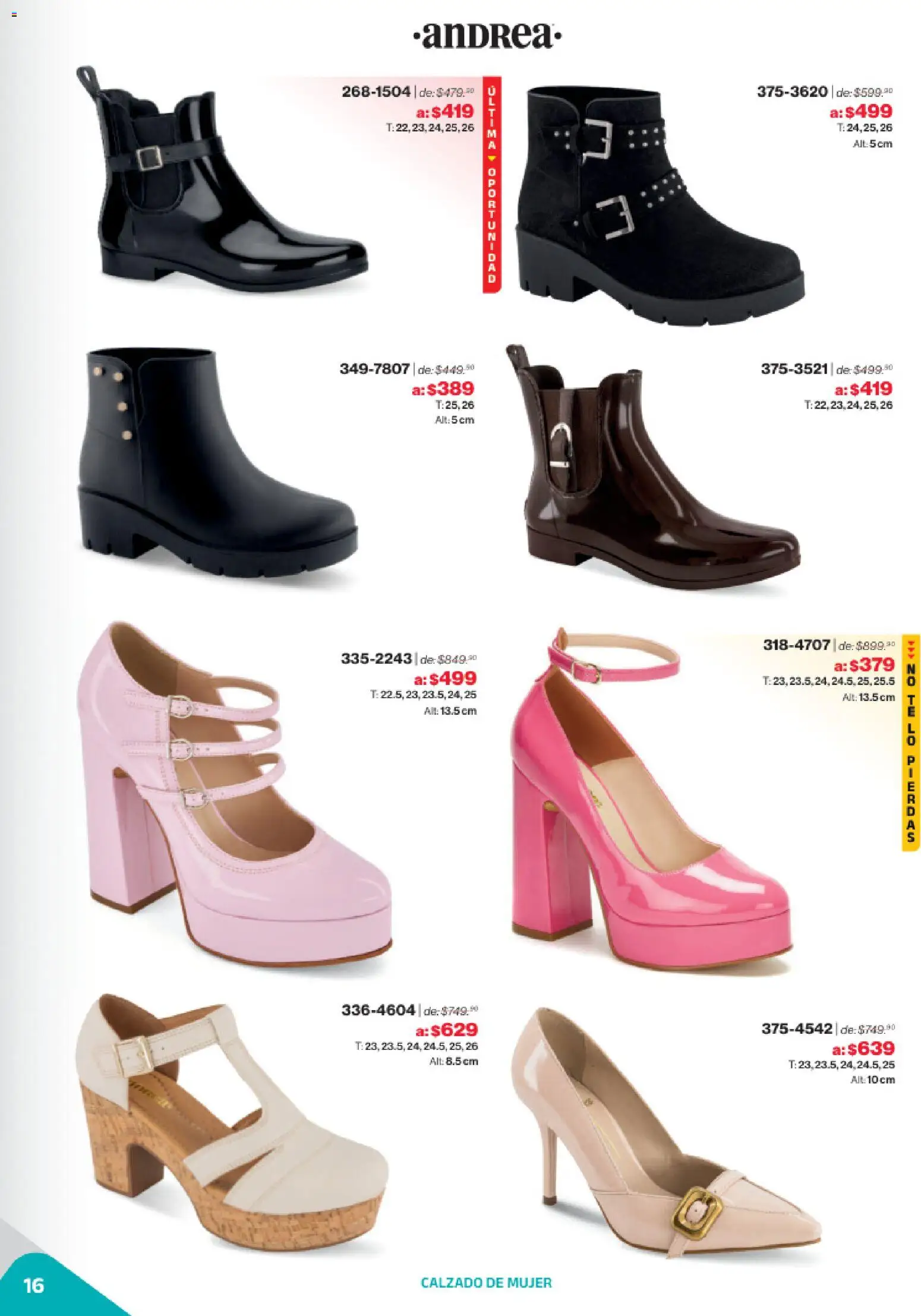 Nuevas ofertas de Andrea válidas en toda la República Mexicana desde el 02.11.2025. ¡Encuentra las mejores ofertas en Andrea catálogo Outlet! | Página: 16