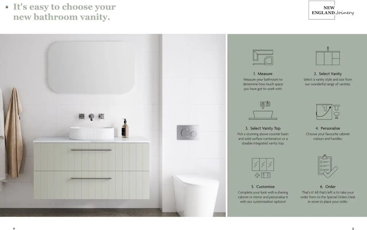 Bunnings Warehouse catalogue - valid from 21.07.2025 | Page: 3 | Products: Cabinet, Desk, Mirror, Bathroom