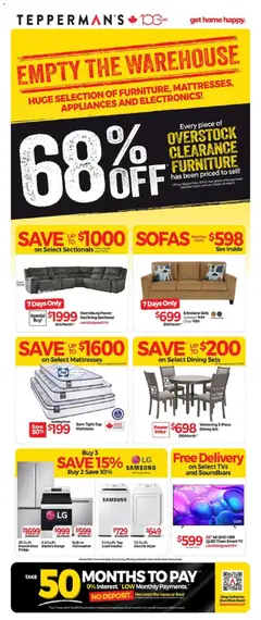 Preview of Tepperman's weekly flyer / circulaire from shop Tepperman's valid from 23.01.2026