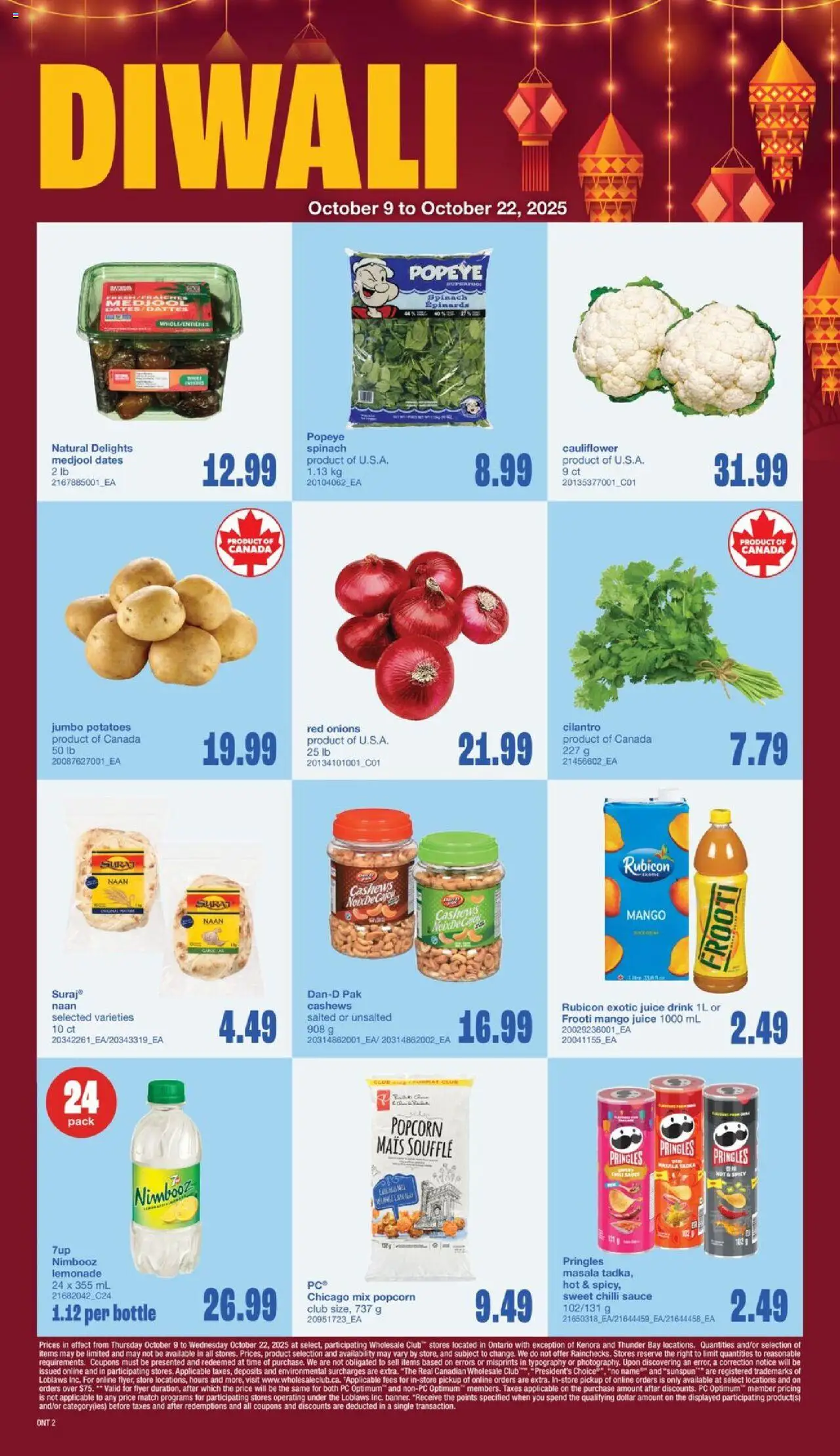 Wholesale Club flyer valid from 09.10.2025 | Page: 2 | Products: PC, Potatoes, Juice