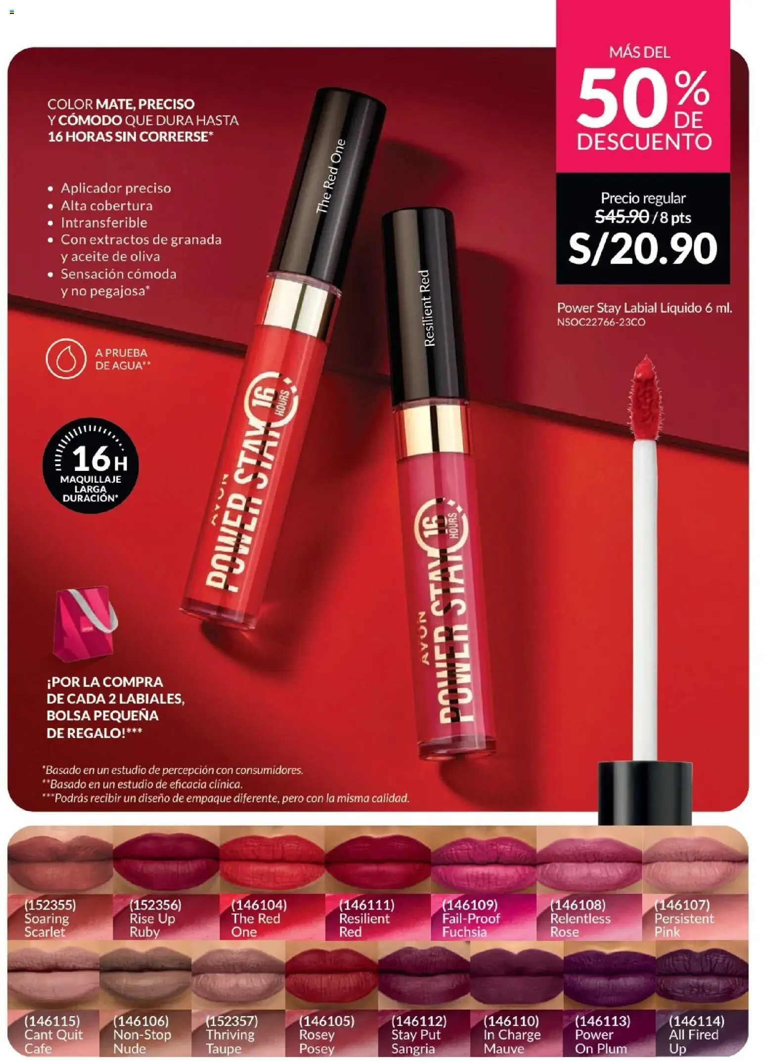 Catálogo Avon válido desde 21.04.2026 | Página: 9 | Productos: Café, Empaque, Aceite de oliva, Maquillaje