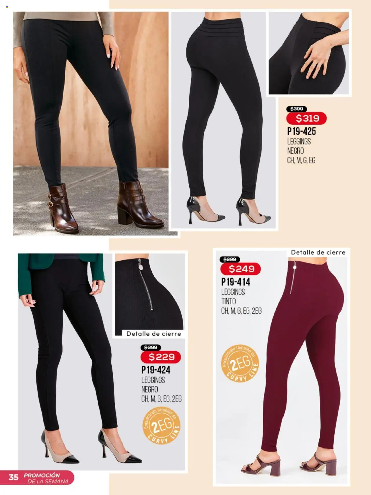 Nuevas ofertas de Cklass válidas en toda la República Mexicana desde el 15.08.2025. ¡Encuentra las mejores ofertas en Cklass - Catálogo Urban Week! | Página: 97 | Productos: Leggings