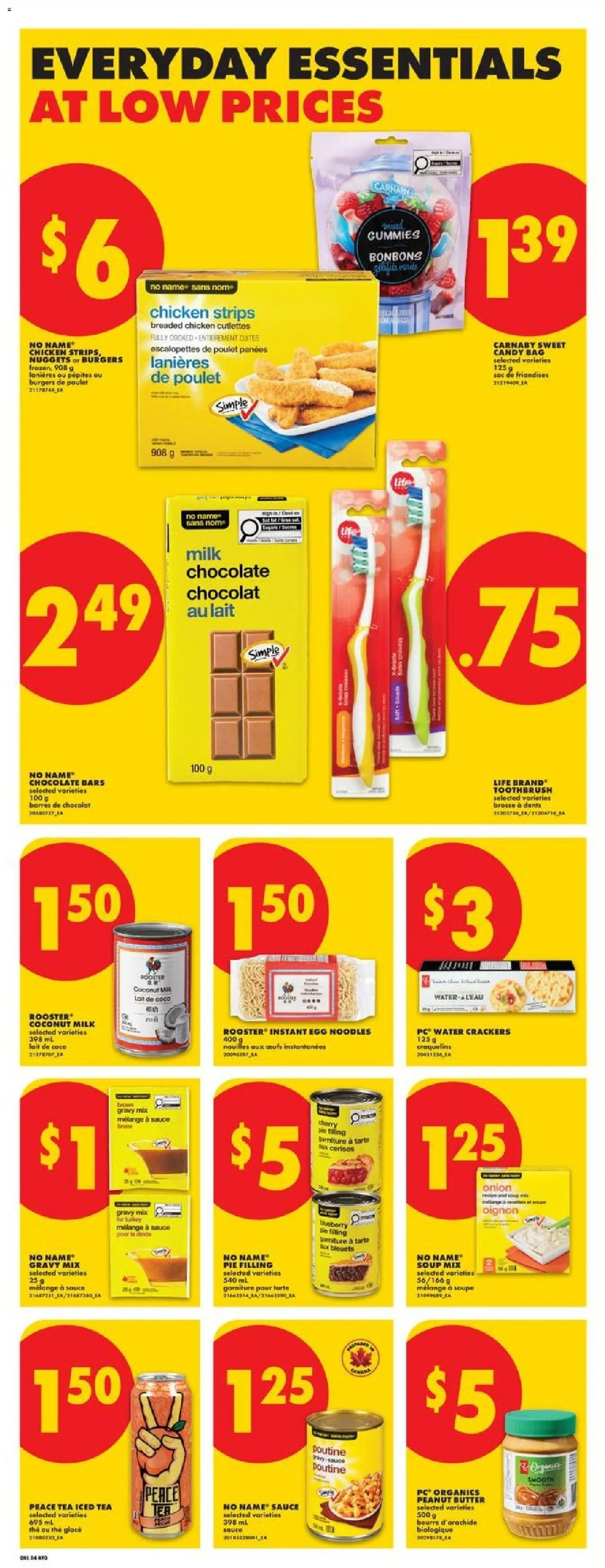 No Frills flyer valid from 16.04.2026 | Page: 9 | Products: Tea, Bag, Chocolate, Chicken