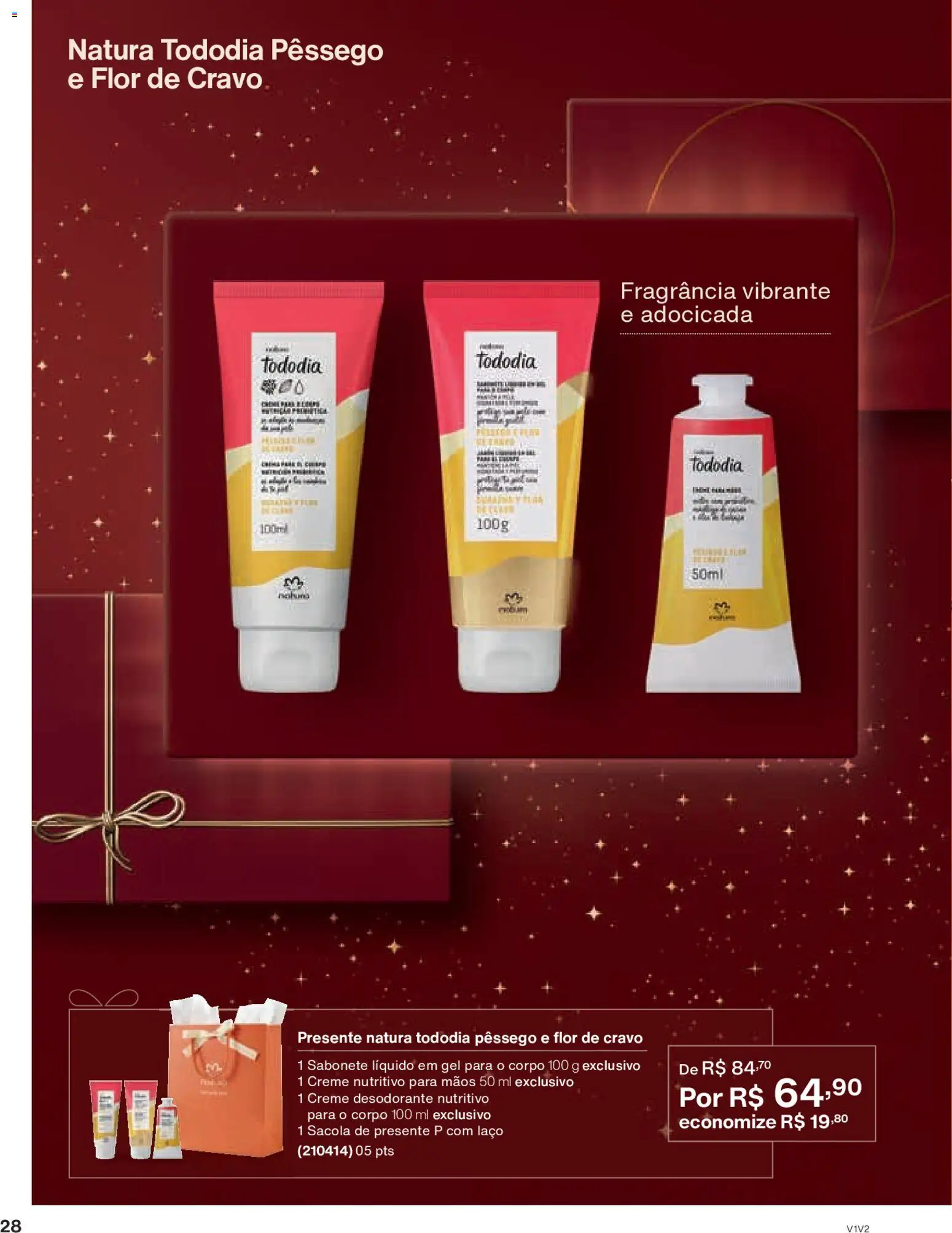 Natura Folheto - válido de 26.11.2025 | Página: 28 | Produtos: Fragrância, Creme, Sabonete, Sabonete líquido