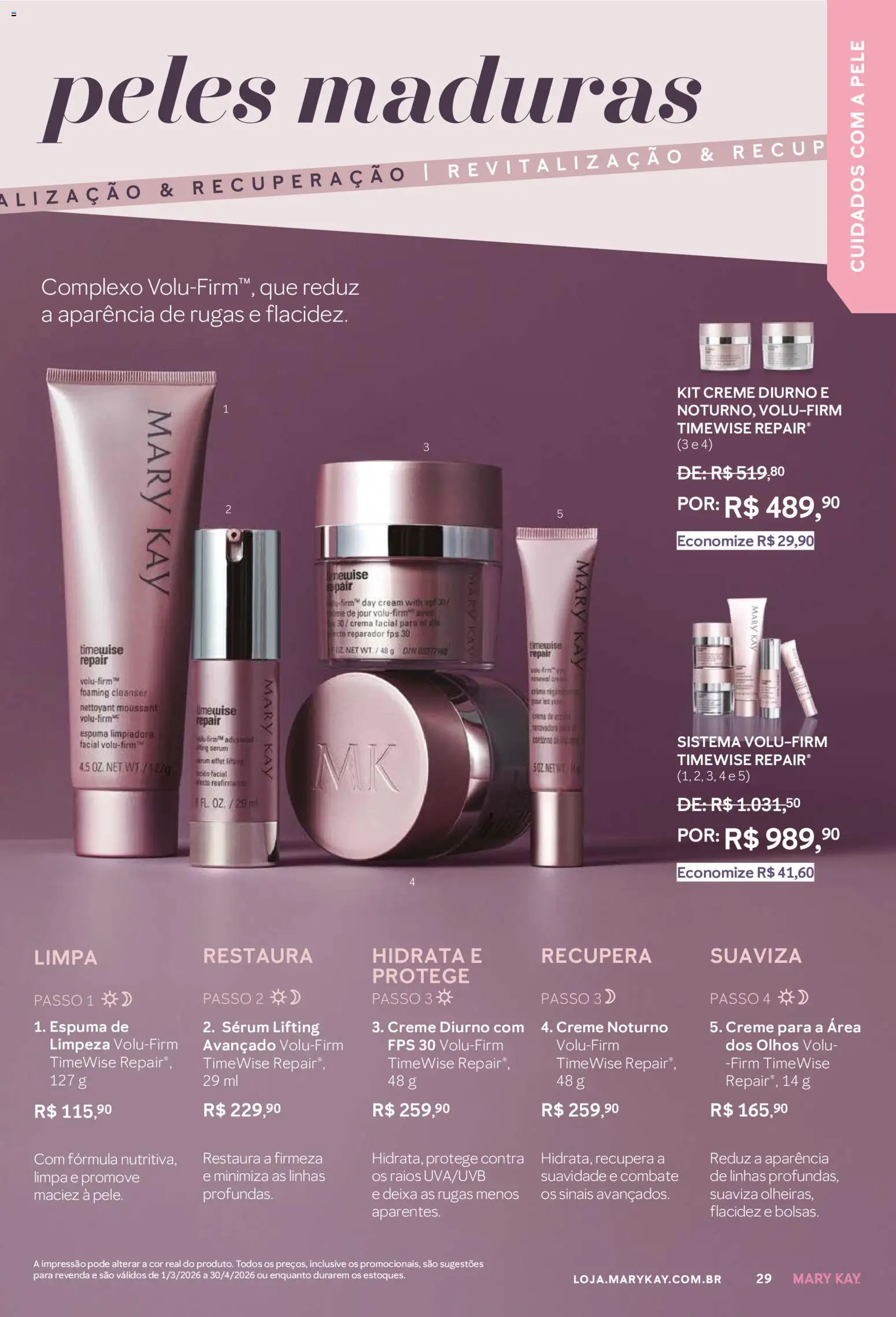 Mary Kay Folheto - válido de 01.03.2026 | Página: 29 | Produtos: Sérum, Creme