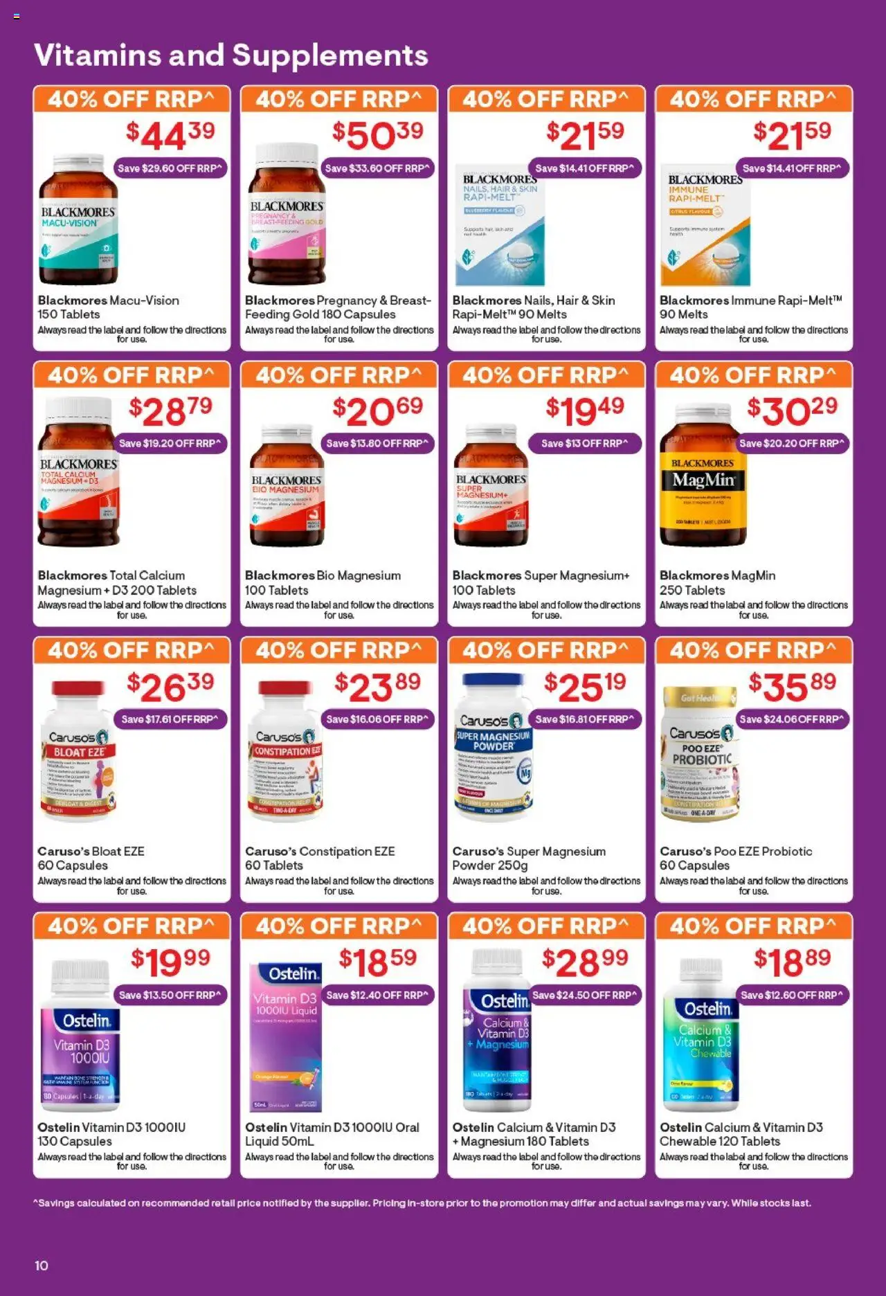 Discount Drug Stores catalogue - valid from 10.09.2025 | Page: 11 | Products: Powder, Tablets, Vitamin