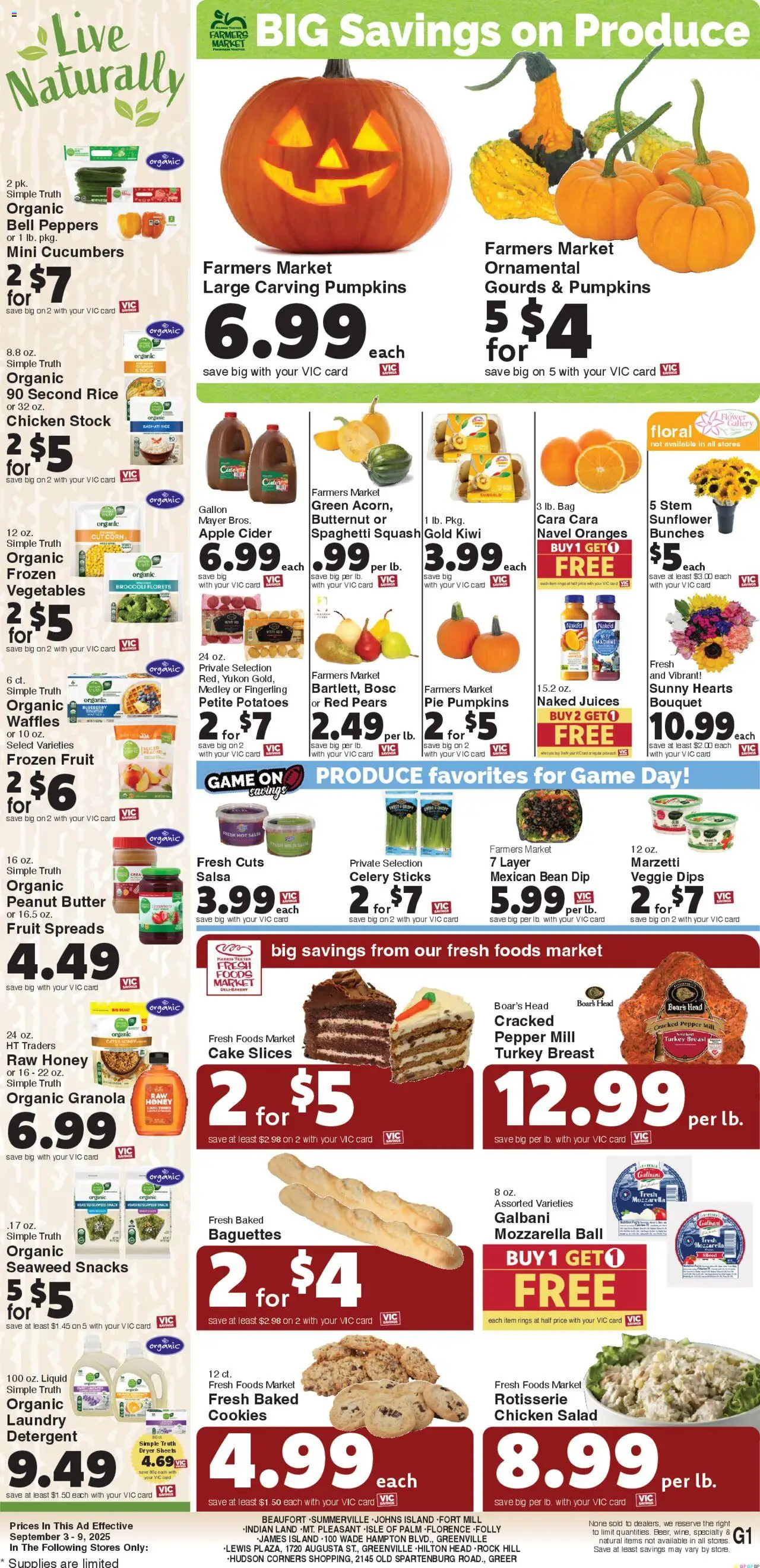 Harris Teeter Weekly Ad - valid from 03.09.2025 | Page: 10 | Products: Cider, Broccoli, Rice, Dryer