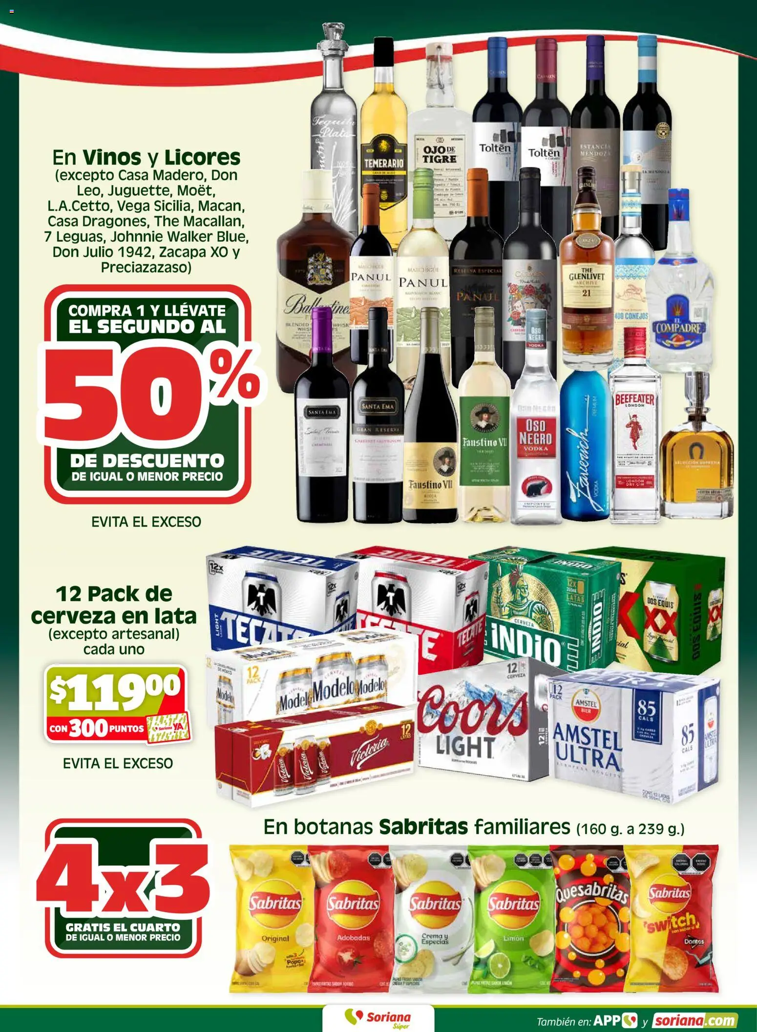 Nuevas ofertas de Soriana válidas en toda la República Mexicana desde el 03.04.2026. ¡Encuentra las mejores ofertas en Soriana Fin de Semana Súper: Ver, Tab, Chis, Camp, Yuc y Q. Roo! | Página: 2 | Productos: Limón, Cerveza, Vodka