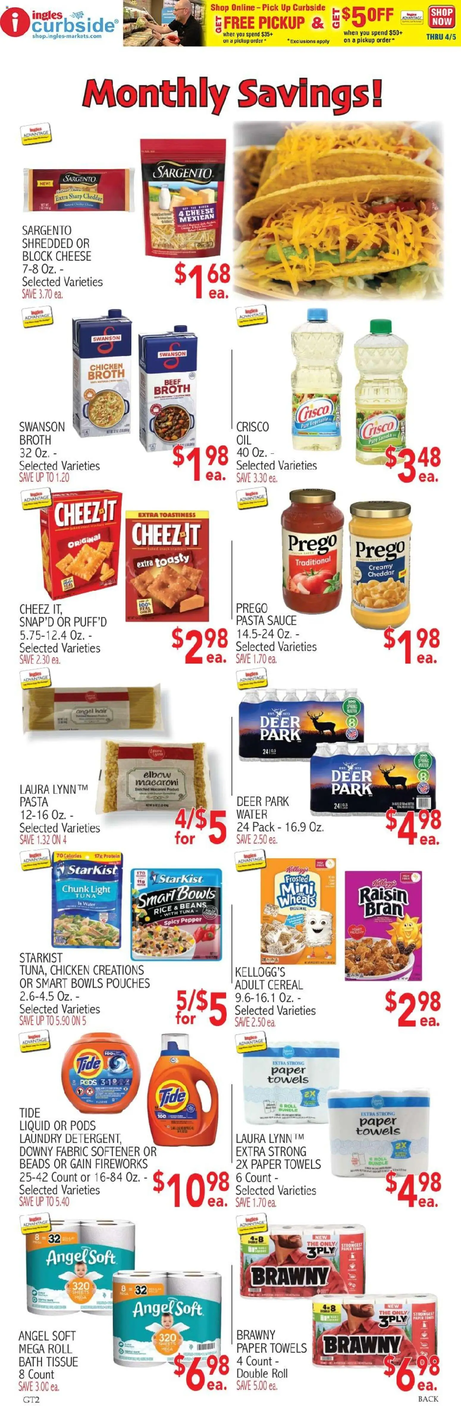 Ingles Weekly Ad - valid from 25.03.2026 | Page: 6 | Products: Cheese, Fabric softener, Beef, Pepper