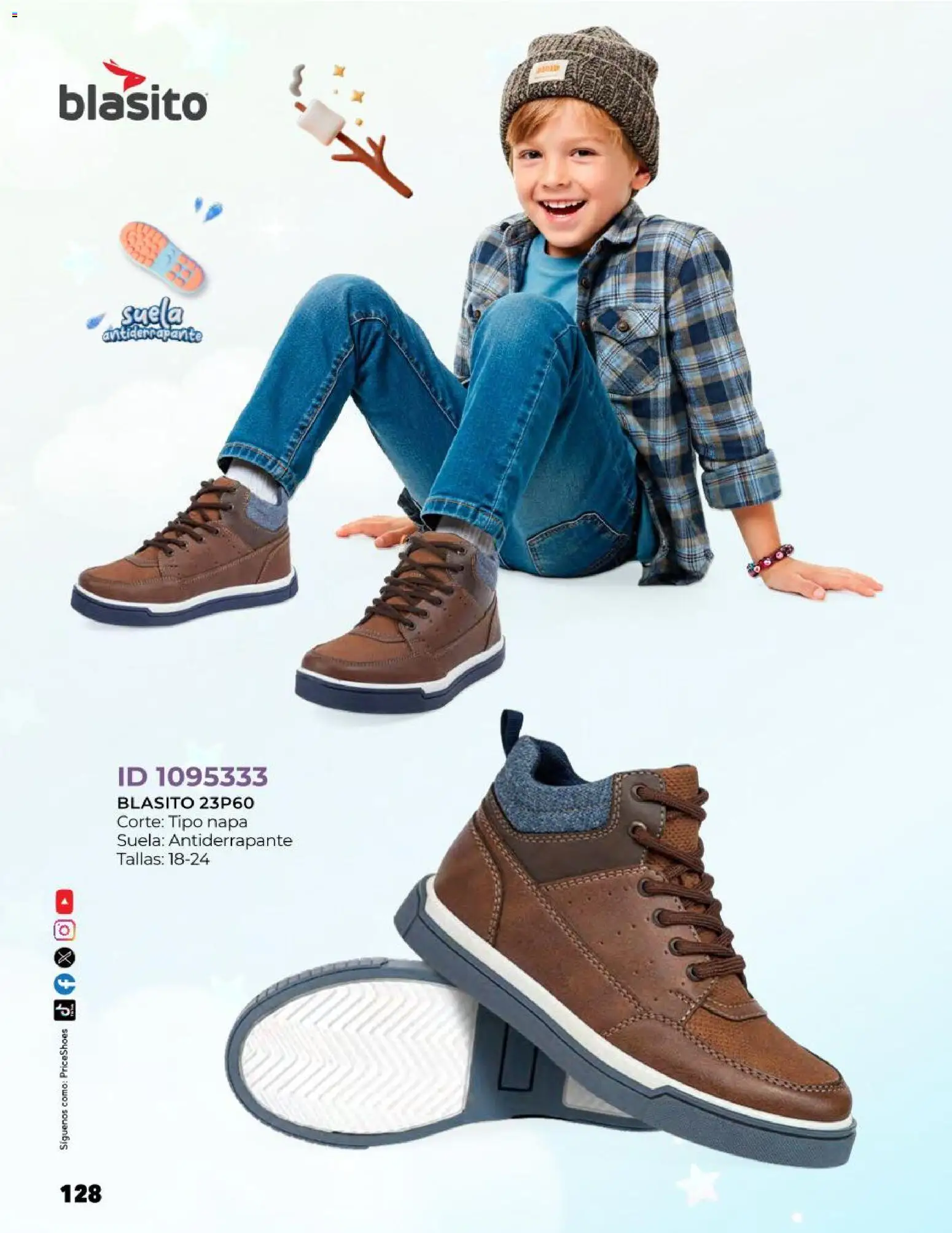 Nuevas ofertas de Price Shoes válidas en toda la República Mexicana desde el 27.10.2025. ¡Encuentra las mejores ofertas en Price Shoes catálogo Kids todo en uno! | Página: 128