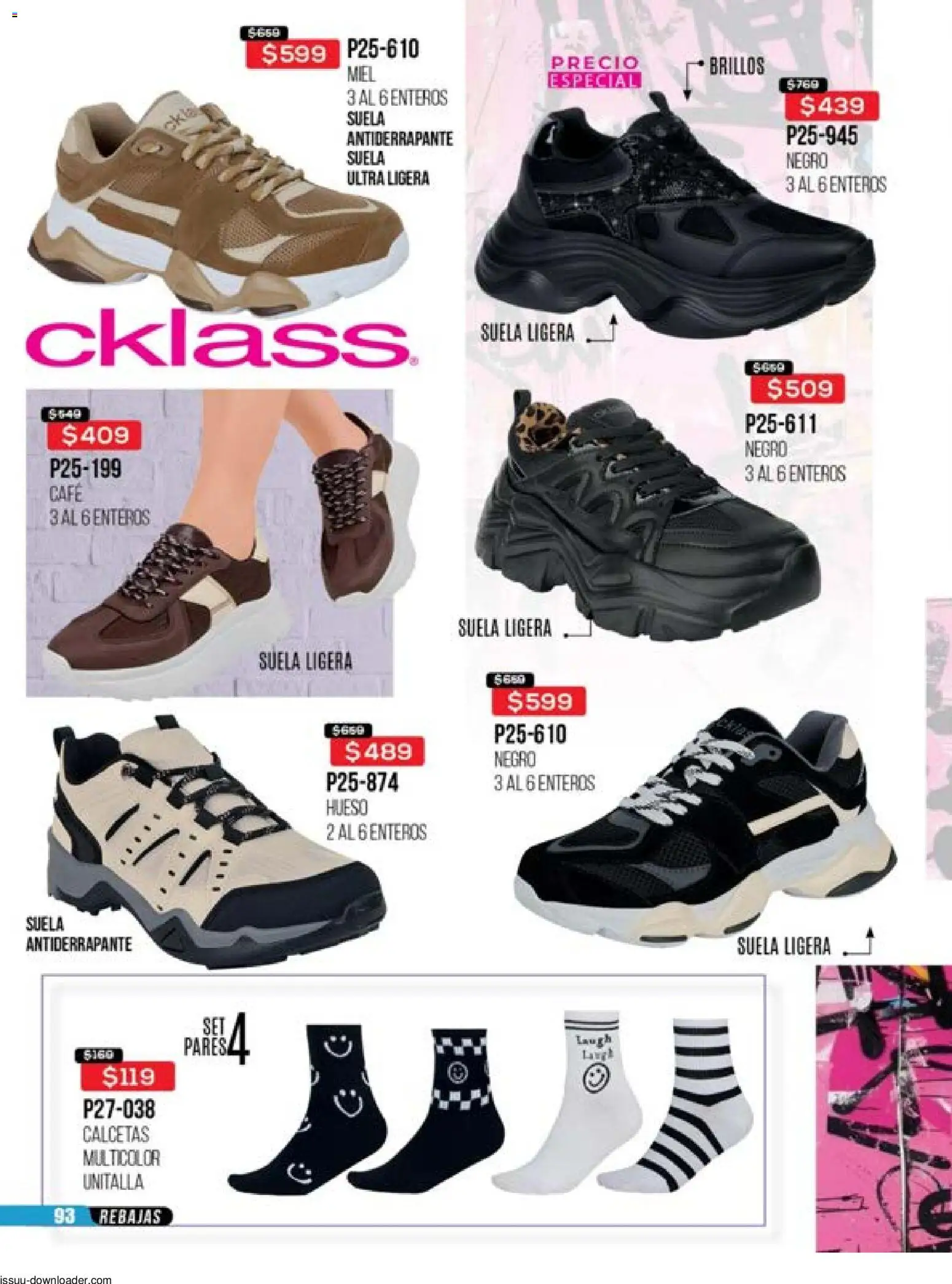 Nuevas ofertas de Cklass válidas en toda la República Mexicana desde el 31.10.2025. ¡Encuentra las mejores ofertas en Cklass catálogo Súper Rebajas Calzado! | Página: 94