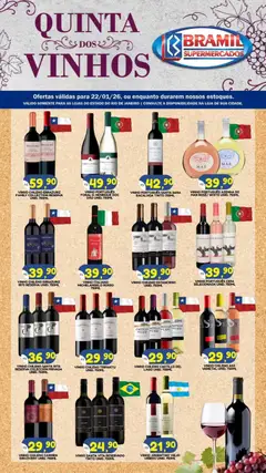 Bramil Supermercados - Ofertas Quinta dos Vinhos - Pré-Visualização do folheto da loja Bramil Supermercados, válido de 22.01.2026