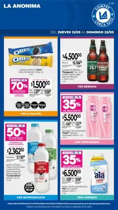 Vista previa La Anonima catálogo válido desde el 13.03.2026