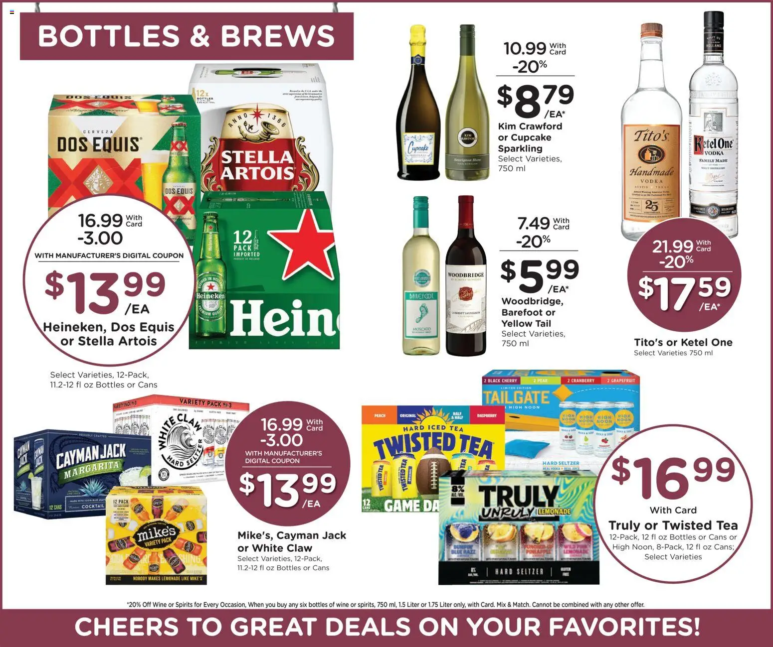 Smith's Weekly Ad - WY - valid from 05.11.2025 | Page: 13 | Products: Wine, Pineapple, Peach, Raspberry