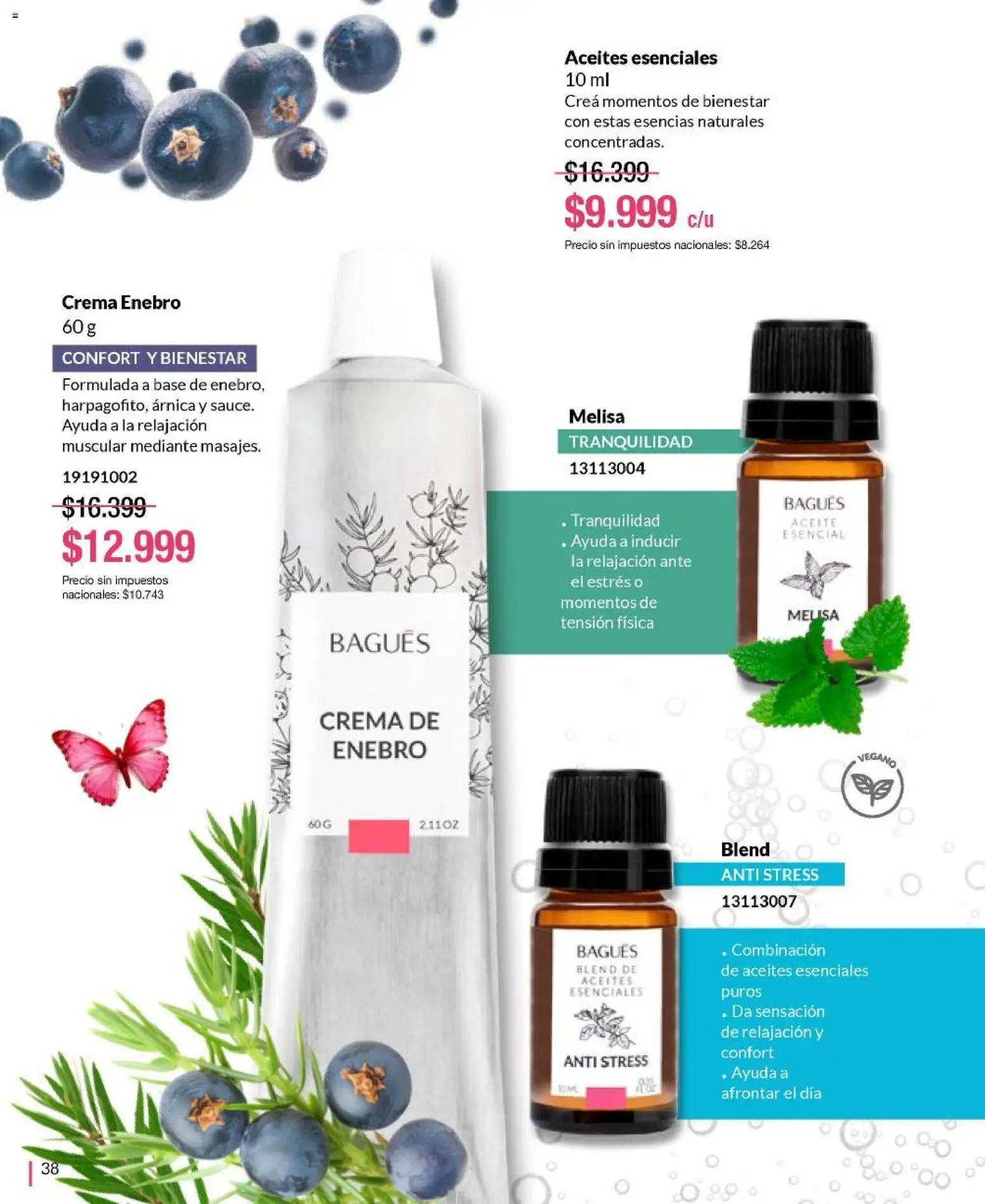 Bagués - Catálogo │ válido desde el 09.02.2026 | Página: 38 | Productos: Aceite, Esencias, Crema