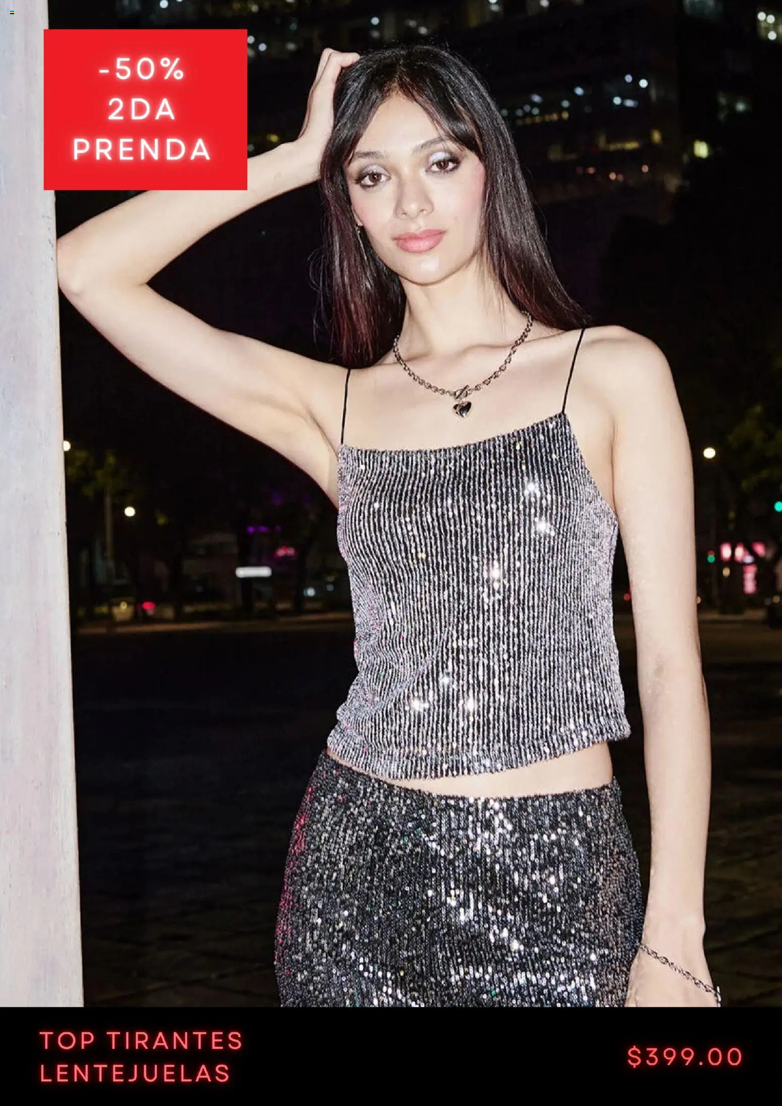 Nuevas ofertas de C&A válidas en toda la República Mexicana desde el 13.11.2025. ¡Encuentra las mejores ofertas en C&A Buen Fin! | Página: 2 | Productos: Lentejuelas, Top, Tirantes