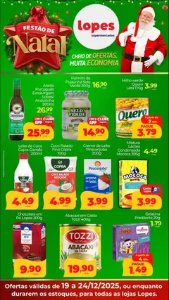 Lopes Supermercados - Ofertas de Natal - Pré-Visualização do folheto da loja Lopes Supermercados, válido de 19.12.2025 | Página: 2