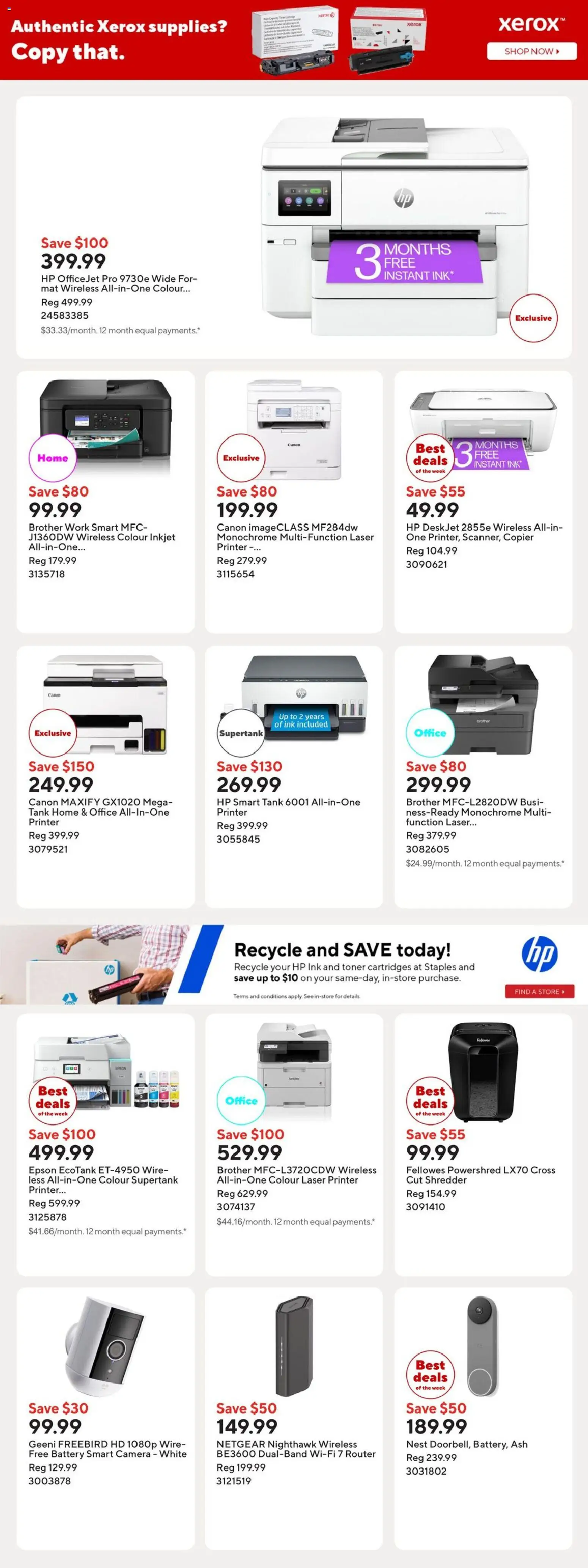 Staples Flyer from Apr 3, 2026 - Unlock Huge Savings | Canada