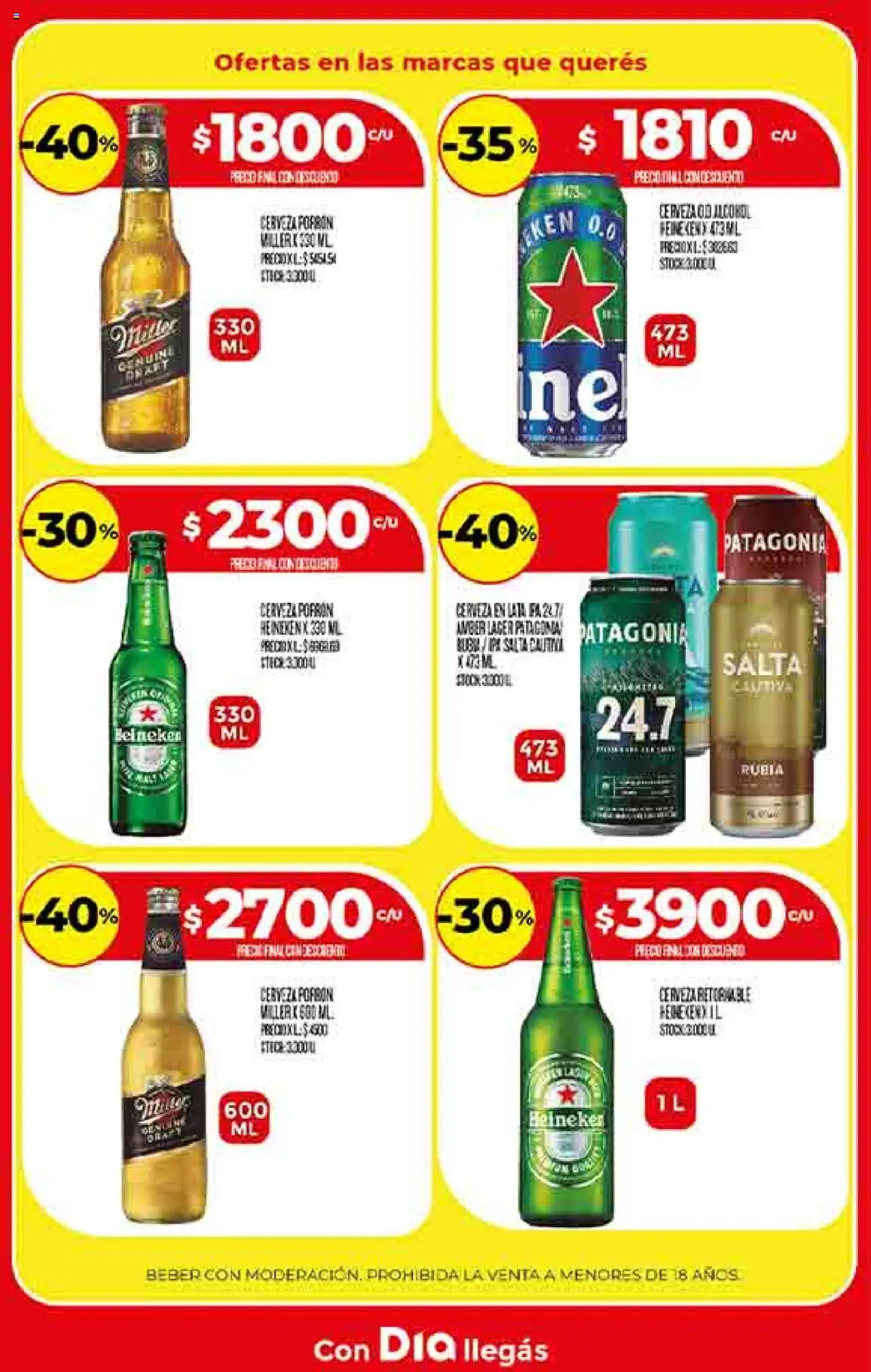 Supermercado DIA Ofertas - Salta y Jujuy │ válido desde el 20.08.2025 | Página: 15 | Productos: Cerveza