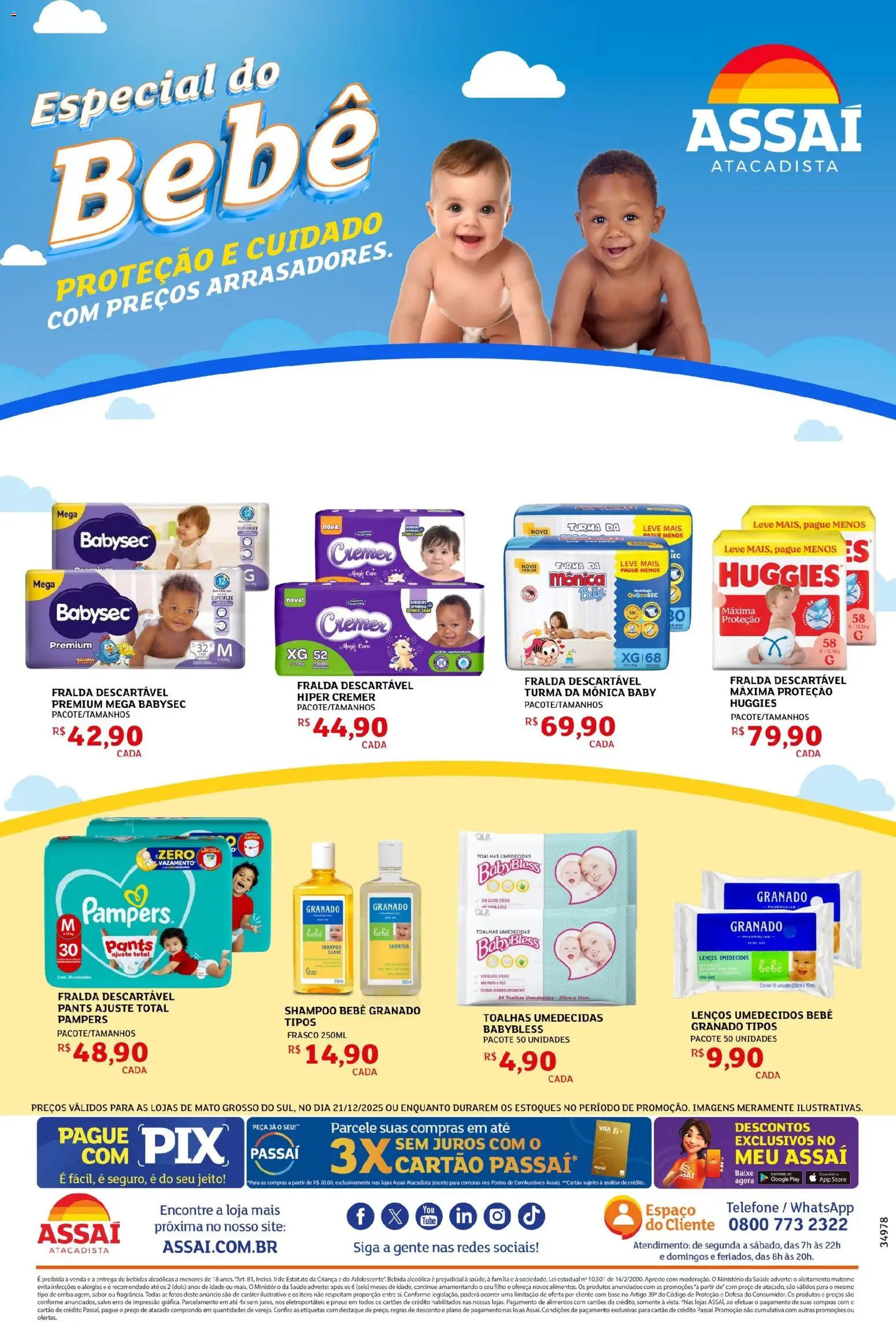 Assaí Atacadista Folheto - válido de 21.12.2025 | Página: 1
