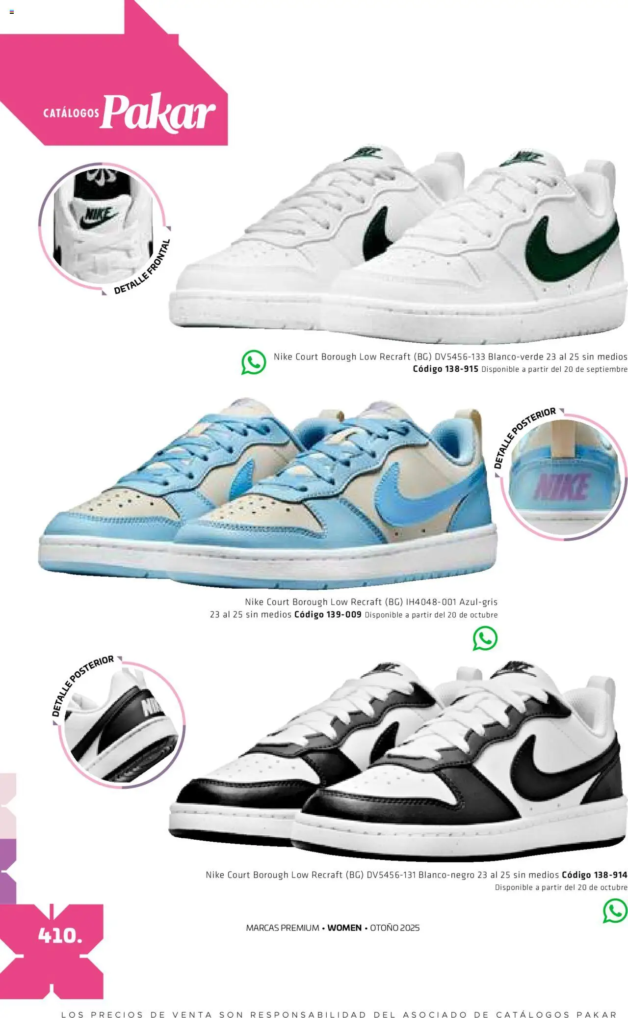 Nuevas ofertas de SC Pakar válidas en toda la República Mexicana desde el 29.08.2025. ¡Encuentra las mejores ofertas en SC Pakar - Catálogo Otoño Women! | Página: 410