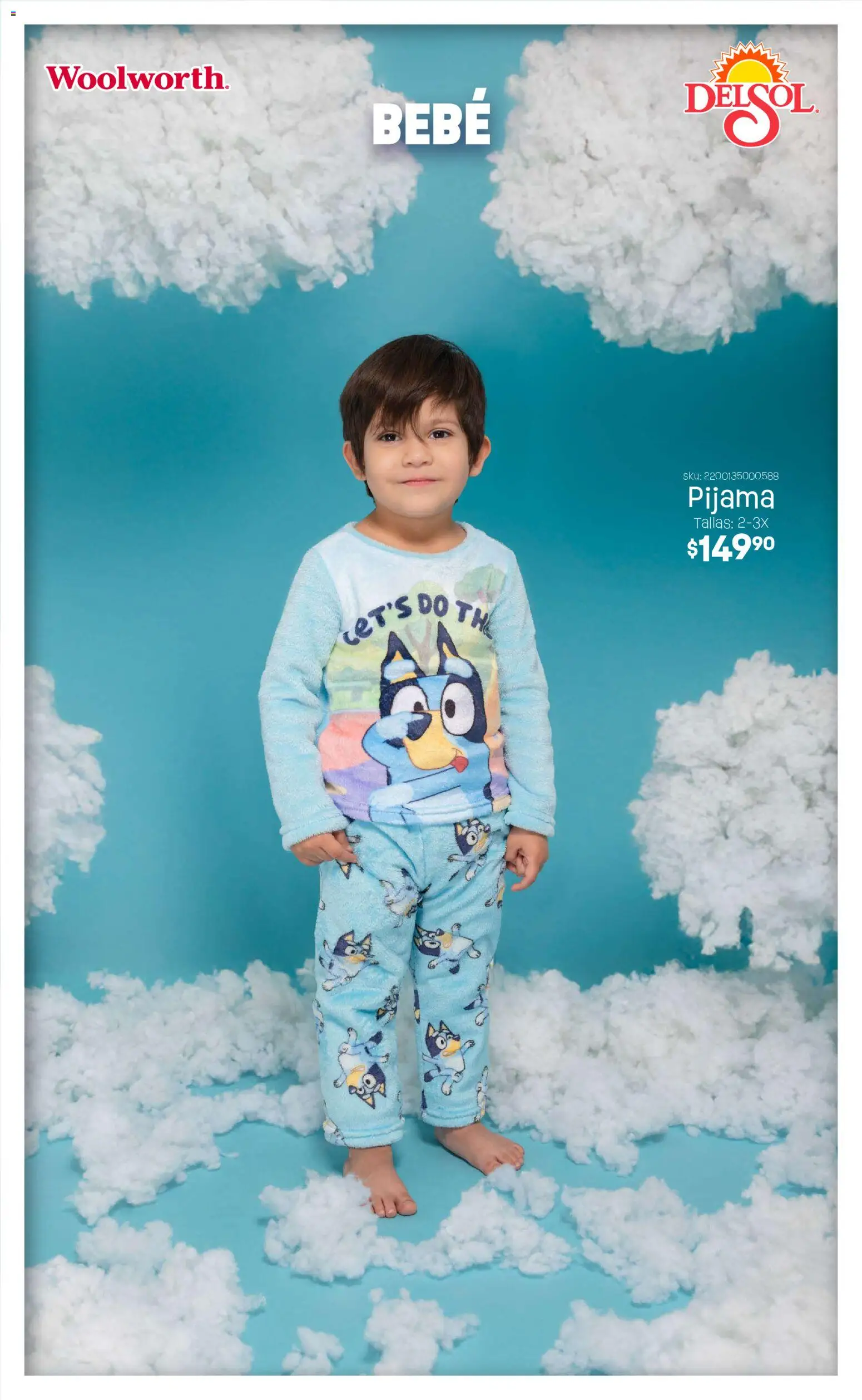 Nuevas ofertas de Del Sol y Woolworth válidas en toda la República Mexicana desde el 04.11.2025. ¡Encuentra las mejores ofertas en Del Sol y Woolworth catálogo! | Página: 19 | Productos: Pijama