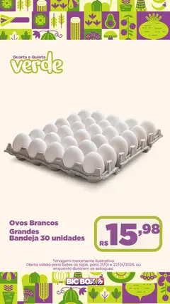 Big Box - Ofertas Sacolão - Pré-Visualização do folheto da loja Big Box, válido de 21.01.2026