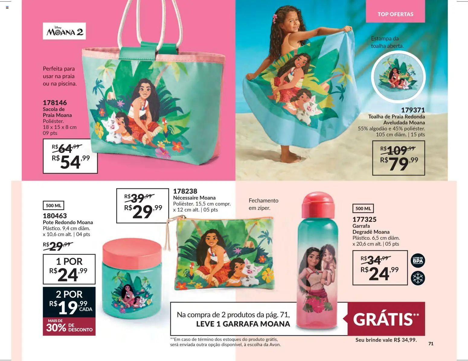 Avon Folheto - válido de 29.10.2025 | Página: 71 | Produtos: Necessaire, Algodão