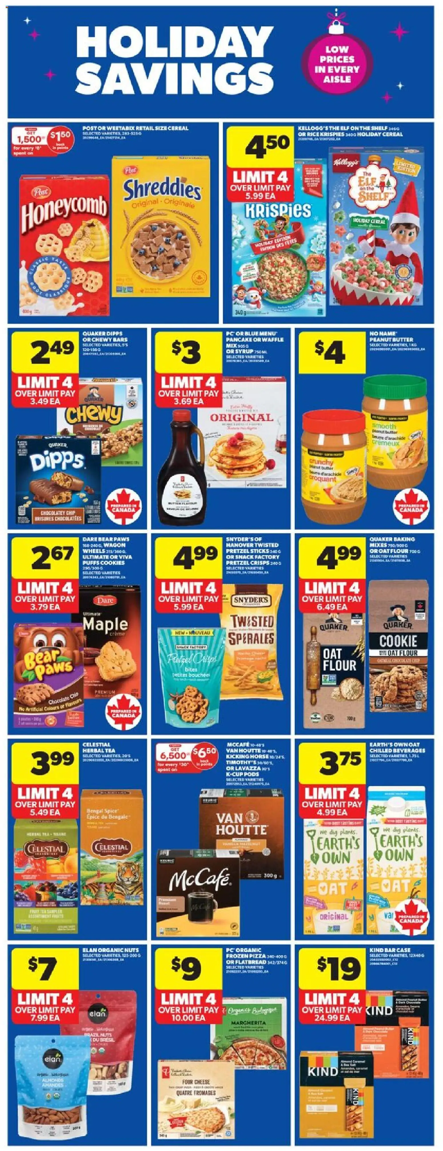 Real Canadian Superstore flyer valid from 13.11.2025 | Page: 21 | Products: Tea, Case, Shelf, Cheese