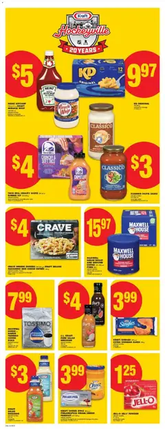 Preview of HEINZ KETCHUP, 750 mL/1 Lor KRAFT MIRACLE WHIP 650/890 m, Ketchup ou tarinade from shop No Frills valid from 12.02.2026 | Page: 12