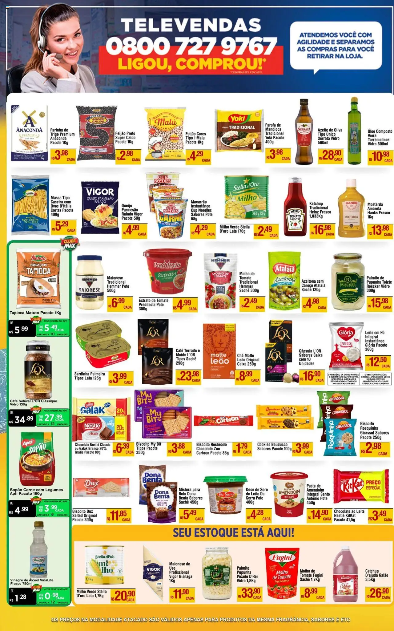 Max Atacadista Folheto - válido de 15.09.2025 | Página: 2 | Produtos: Tapioca, Caixa, Óleo, Carne