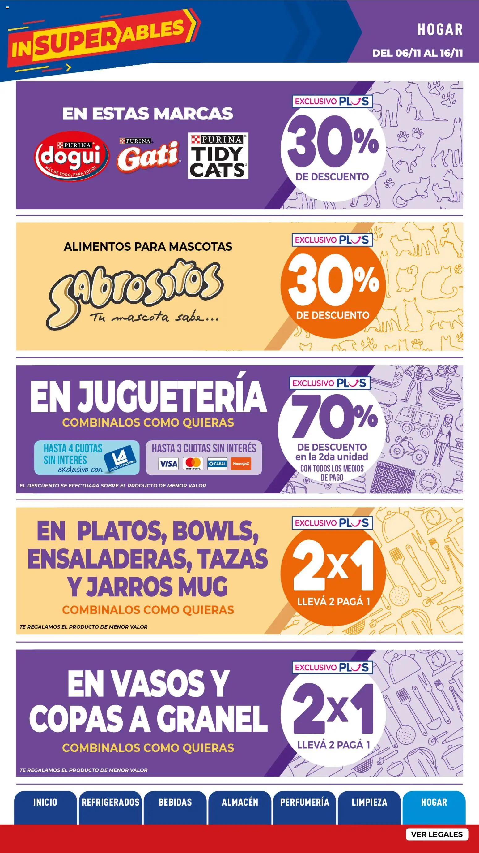 La Anonima catálogo │ válido desde el 06.11.2025 | Página: 40 | Productos: Sobre, Té, Vasos