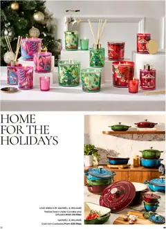 Preview of Myer Catalogue Christmas Home & Entertaining - valid from 11.11.2025 | Page: 22 | Products: Cookware, Candles, Diffusers, Iron
