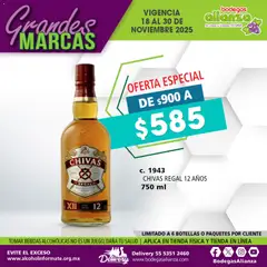 Vista previa de Bodegas Alianza catálogo Ofertas , nuevo folleto de la tienda, válido en México a partir del 18.11.2025