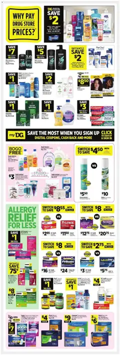 Dollar General Weekly Ad - valid from 17.08.2025 | Page: 12 | Products: Zinc, Ring, Shorts, Switch