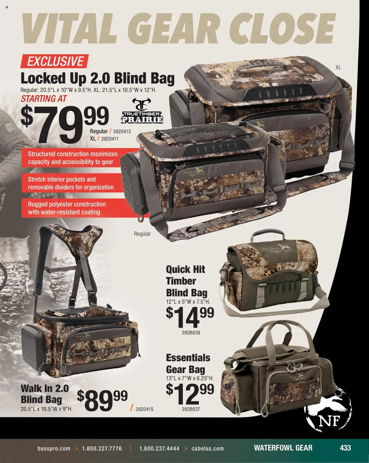 Cabela's Hunting Master 25 - valid from 11.08.2025 | Page: 433 | Products: Bag, Waterfowl