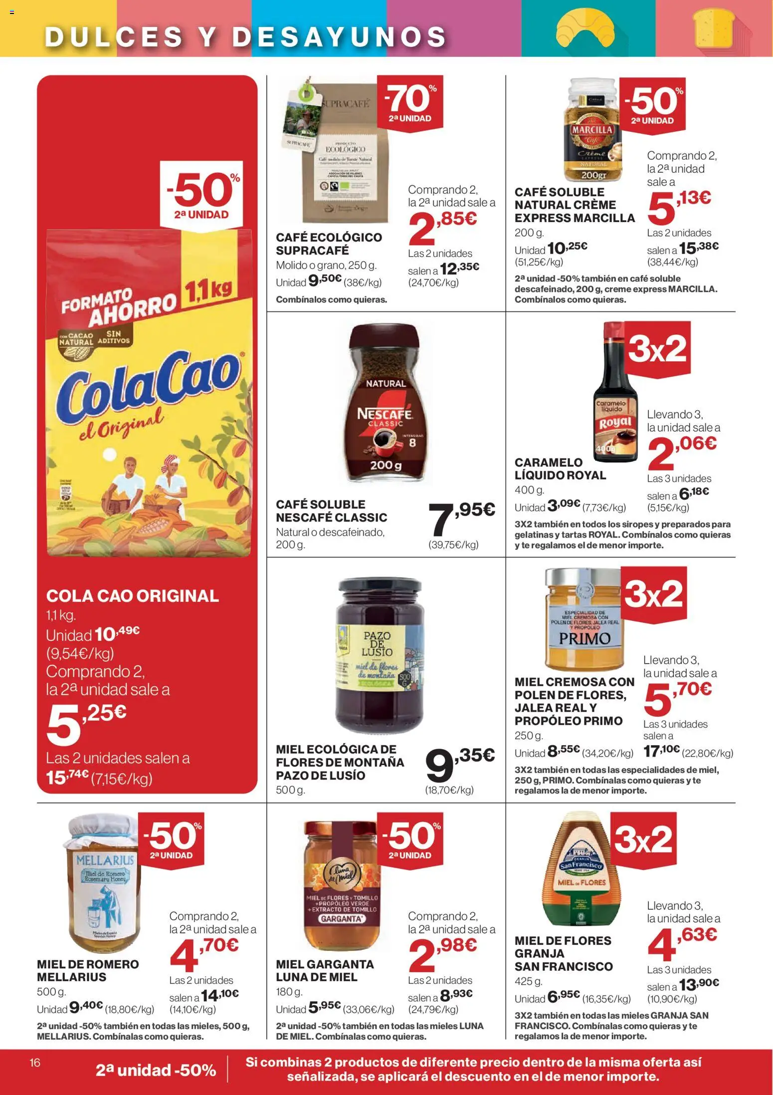 Nuevas ofertas de El Corte Inglés válidas en toda la República Mexicana desde el 29.01.2026. ¡Encuentra las mejores ofertas en El Corte Inglés catálogo! | Página: 16 | Productos: Café, Dulces, Cacao, Té